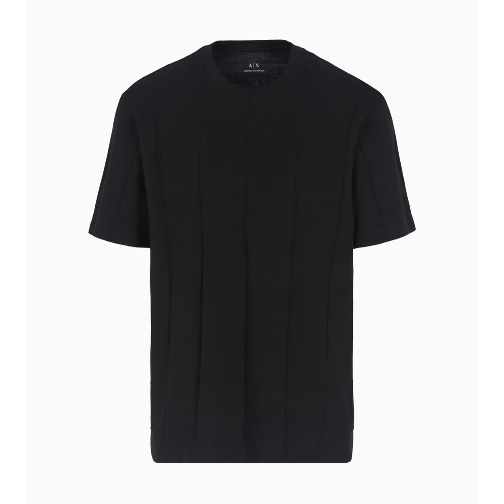Armani Exchange REGULAR FIT ASV RIBBED COTTON T-SHIRT ARMANI EXCHANGE