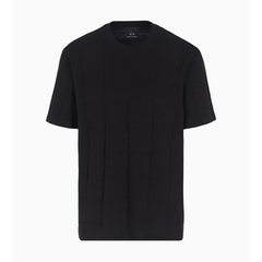 Armani Exchange REGULAR FIT ASV RIBBED COTTON T-SHIRT ARMANI EXCHANGE
