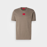 HUGO Diragolino 212 Cotton T-Shirt | Medium gray Hugo Boss