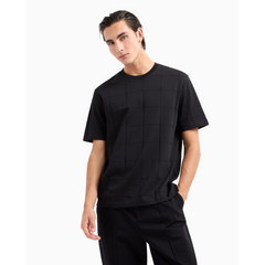 Armani Exchange REGULAR FIT ASV RIBBED COTTON T-SHIRT ARMANI EXCHANGE