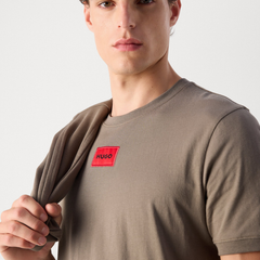 HUGO Diragolino 212 Cotton T-Shirt | Medium gray Hugo Boss