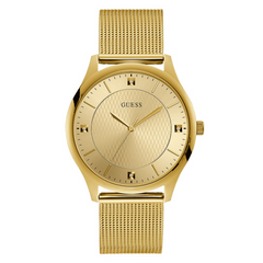 GOLD TONE CASE GOLD TONE STAINLESS STEEL WATCH
