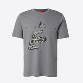 HUGO Discorb T-Shirt for Men Grey Hugo Boss