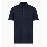 Armani Exchange Navy Lettering POLO