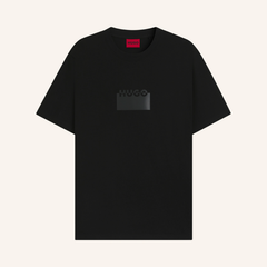 HUGO DELASTIO Cotton T-Shirt | Black