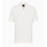 Armani Exchange REGULAR FIT COTTON ZIP POLO