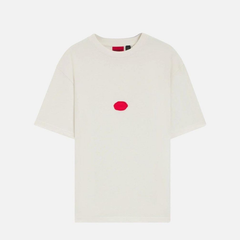 HUGO Divis 102 Men’s Cotton T-Shirt | Natural Hugo Boss