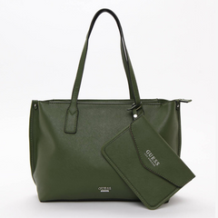 Guess Handbag-Bolso Guess Merrick Carryall Pine