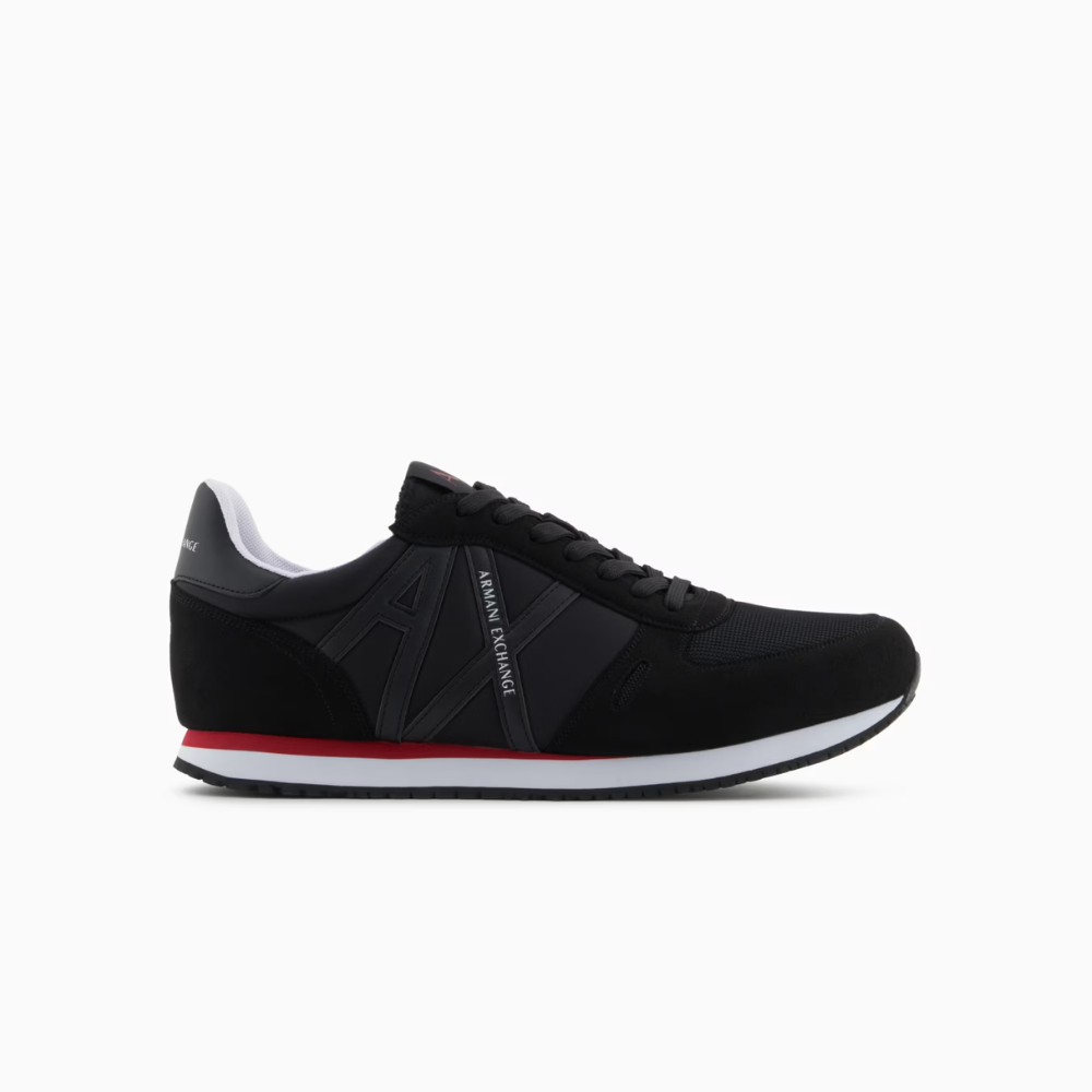 Armani Exchange Men’s Sneakers ECO-SUEDE Full Black ARMANI EXCHANGE