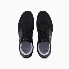 Armani Exchange Men’s Sneakers ECO-SUEDE Full Black