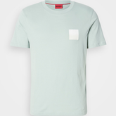 HUGO DAPUSI Cotton T-Shirt | Light Pastel Green Hugo Boss