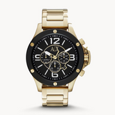 Armani Exchange Chronograph Gold-Tone Stainless Steel Watch ARMANI EXCHANGE
