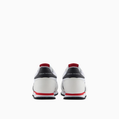 Armani Exchange Men’s Sneakers ECO-SUEDE OP White+Black ARMANI EXCHANGE