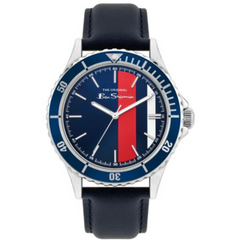 BEN SHERMAN Blue Leather Strap BS041U