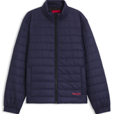Hugo Boss Red Logo Water-Repellent Jacket Navy