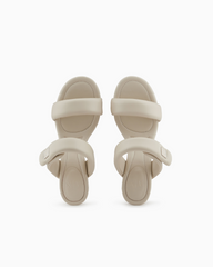 Armani Exchange Heeled sandals with two straps ARMANI EXCHANGE