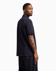 Armani Exchange Regular fit polo shirt with tone-on-tone allover logo