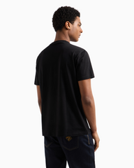 Armani Exchange Regular fit T-shirt with rhinestone logo