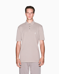 Armani Exchange Regular fit cotton polo with logo DriftWood