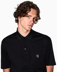 Armani Exchange Regular fit mercerised cotton polo ARMANI EXCHANGE