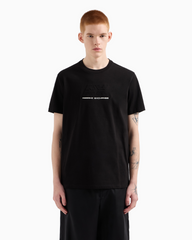 Armani Exchange Regular fit T-shirt with embossed logo ARMANI EXCHANGE