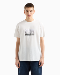 Armani Exchange Regular fit T-shirt with maxi logo