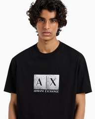Armani Exchange Regular fit T-shirt with maxi logo