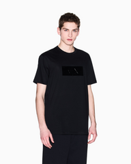 Armani Exchange Regular fit t-shirt with vinyl logo print ARMANI EXCHANGE