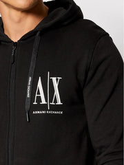 Armani Exchange 8NZMPP ZJ1ZZ 1200 Black Regular Fit Sweatshirt