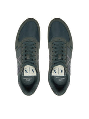 Armani Exchange Men’s Sneakers ECO-SUEDE B.Green+Night+Q.SH ARMANI EXCHANGE