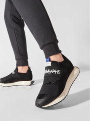Armani Exchange Men’s Sneakers Low-Profile Urban Black