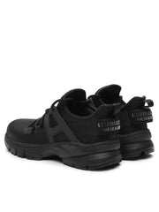 Armani Exchange Men’s Sneakers All-Black Minimalist Style