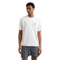 Armani Exchange Regular fit T-shirt with print on the chest Off-White