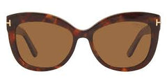 Tom Ford Sunglasses Women's Alistair Shiny Red Havana/Brown Polarized Tom ford