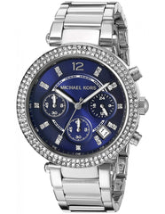 Michael Kors Women’s Quartz Stainless Steel Blue Dial 39mm Watch Mk6117