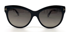 TOM FORD LILY BLACK POLARIZED SUNGLASSES