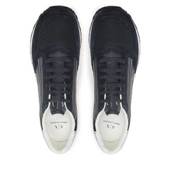 ARMANI EXCHANGE Shoes-SNEAKERS Navy/Silver