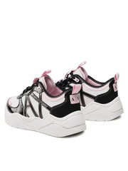 Armani Exchange Women’s Sneakers – All Black Sleek Street Sneakers ARMANI EXCHANGE