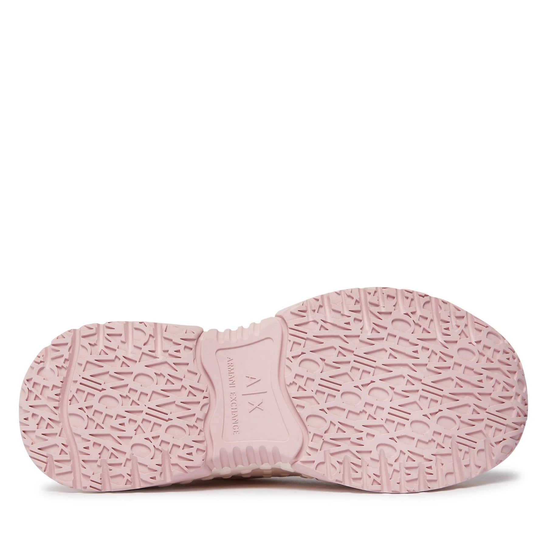 Armani Exchange Women’s Sneakers – Off White with Rose Detailing ARMANI EXCHANGE