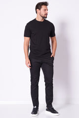 ARMANI EXCHANGE Black cotton T-shirt