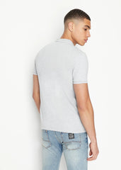Stretch jersey slim fit polo shirt