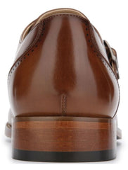 Kenneth Cole Men Shoes-LOAFER Unlisted Cognac Cheer Single Monk