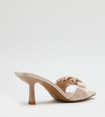 Steve Madden Women-TRULEY NUDE SATIN Sandal