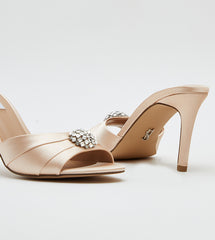 Steve Madden Women-LATTICE CHAMP SATIN Sandal