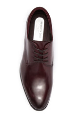 Kenneth Cole Men Shoes-Levin Leather Lace Up - BORDEAUX