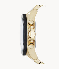 Armani Exchange Chronograph Gold-Tone Stainless Steel Watch