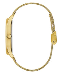 GOLD TONE CASE GOLD TONE STAINLESS STEEL WATCH