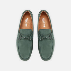Kenneth Cole Men Shoes-DAWSON VEGAN SUEDE HORSEBIT DRIVER GREEN