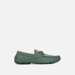 Kenneth Cole Men Shoes-DAWSON VEGAN SUEDE HORSEBIT DRIVER GREEN