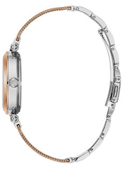 Gc Round Analog Silver Dial Ladies Watch